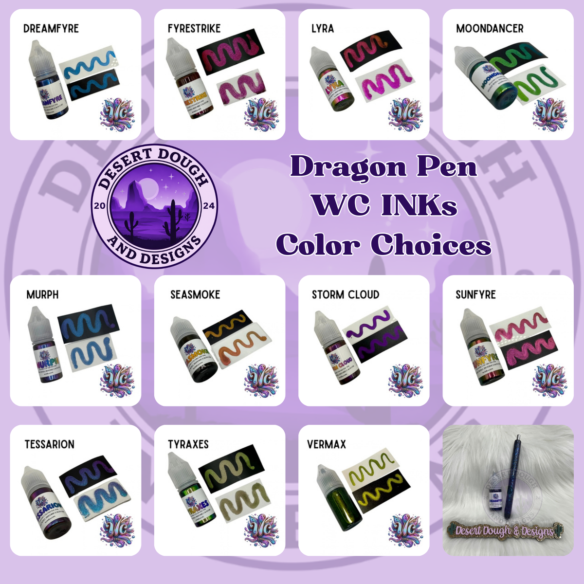 Custom Dragon Pen x WC Inks